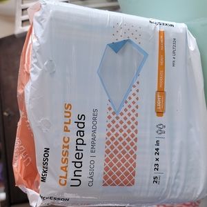 McKesson classic underpass. 23x24 Light. 25 pack.